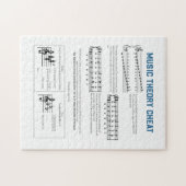Muziek theorie legpuzzel (Horizontaal)