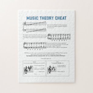 Muziek theorie legpuzzel