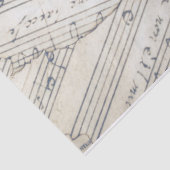 Muziek Tissue Paper Decoupage Gift Wrap Tissuepapier (Detail)