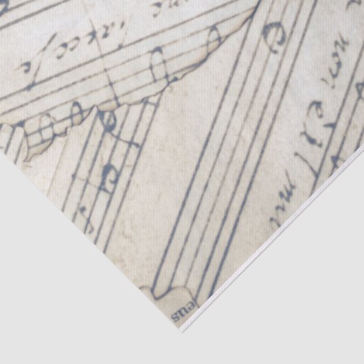 Muziek Tissue Paper Decoupage Gift Wrap Tissuepapier (Detail)