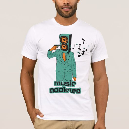 Muziek toegewezen t-shirt (Voorkant)
