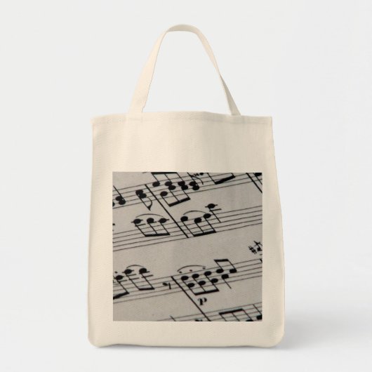 muziek tote bag (Voorkant)