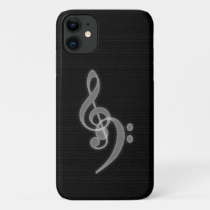 Muziek - Treble Bass Clef Barely Case-Mate iPhone Case