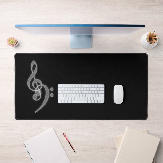 Muziek - Treble Bass Clef Desk Mat (Kantoor 1)