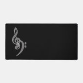 Muziek - Treble Bass Clef Desk Mat (Voorkant)
