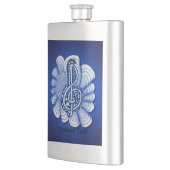 Muziek Treble Clef Blue Flacon (Links)