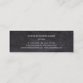 Muziek Treble Clef Chrome Persoonlijke Mini Mini Visitekaartje (Achterkant)