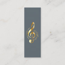 Muziek Treble Clef Chrome Persoonlijke Mini