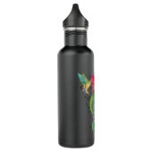 Muziek Treble Clef Rozen Hummingbird Muzieknoten M Waterfles (Links)