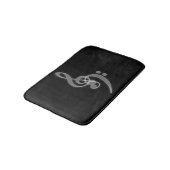 Muziek - Treble en Bass Clef Bath Mat (Gekanteld)