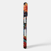 Muziek treble sleutel in multicolor cover (Achterkant / Rechts)