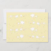 Muziek trein met wilde dieren kinderen verjaardag kaart (Achterkant)