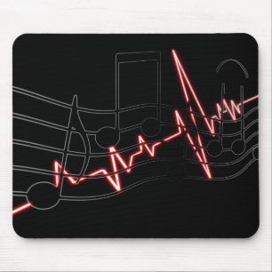 Muziek, Tune en Heartbeat Muismat