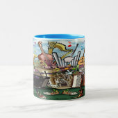 Muziek Two-Tone Coffee Mok (Center)