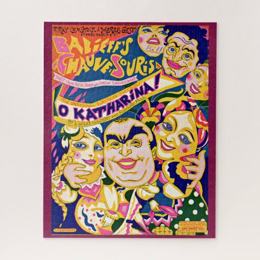 Muziek uit 1924 "O Katharina" Legpuzzel (Verticaal)