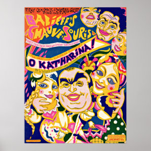 Muziek uit 1924 "O Katharina" Poster