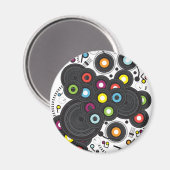 Muziek uit de 20e eeuw magneet (Voorkant / Achterkant)