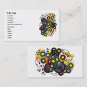 Muziek uit de 20e eeuw visitekaartje (Voorkant / Achterkant)