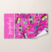 Muziek uit de jaren 80 bad handdoek (Handdoek)