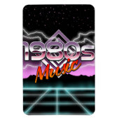 Muziek uit de jaren 80 magneet (Verticaal)
