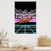Muziek uit de jaren 80 poster (Keuken)