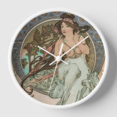  muziek, uit Les Arts, door Alphonse Mucha (Voorkant)