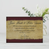 muziek, uitnodiging (Staand voorkant)