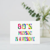 Muziek van 80 jaar briefkaart (Staand voorkant)