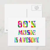 Muziek van 80 jaar briefkaart (Voorkant / Achterkant)