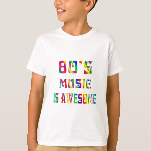 Muziek van 80 jaar t-shirt (Voorkant)