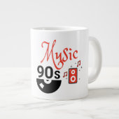 Muziek van 90 s - Jumbo-Mok Grote Koffiekop (Voorkant rechts)