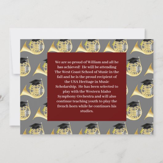 Muziek van de afstudeerpartij voor Hoorn Kaart (Achterkant)