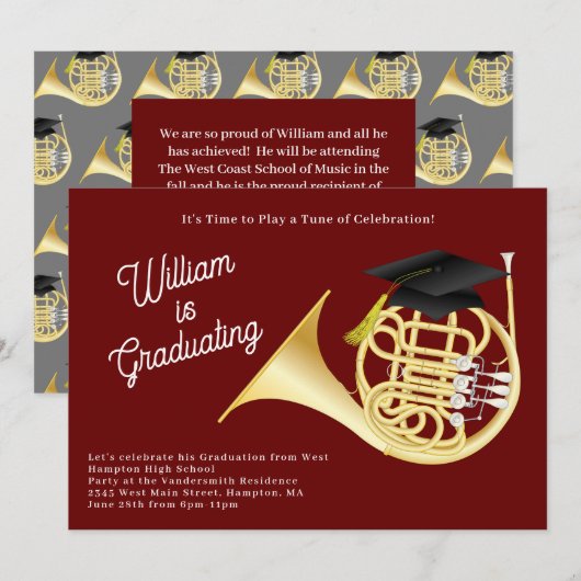 Muziek van de afstudeerpartij voor Hoorn Kaart (Voorkant / Achterkant)