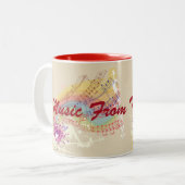 Muziek van de Mok van het hart (Voorkant links)