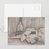 "Muziek van de nacht" door Briefkaart van de band  (Voorkant / Achterkant)