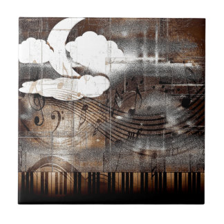 Muziek van de nacht tegeltje