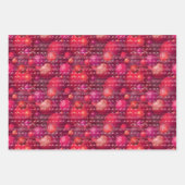 Muziek van de Sferen Gift Wrap, Rood Inpakpapier Vel (Voorkant)