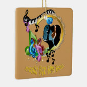 Muziek van de sol keramisch ornament (Rechts)