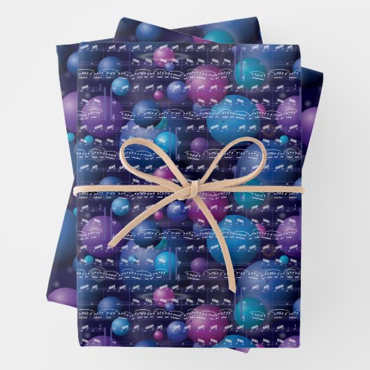 Muziek van de Spheres Gift Wrap Inpakpapier Vel (In situ)