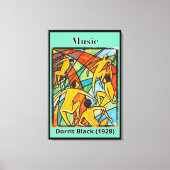 Muziek van Dorrit Black (1928) Canvas Afdruk (Voorkant)