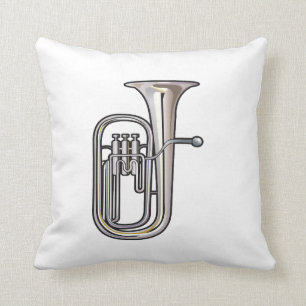 muziek van euphonium brass realistisch.png kussen