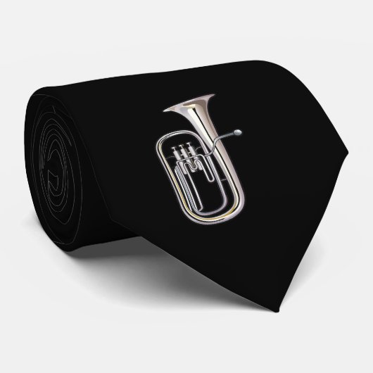 muziek van euphonium brass realistisch.png stropdas (Opgerold)