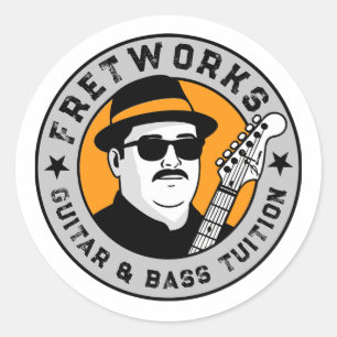 Muziek van Harry Ronde Sticker
