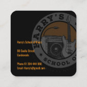 Muziek van Harry Vierkante Visitekaartje (Achterkant)