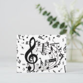 Muziek van het hart_ briefkaart (Staand voorkant)