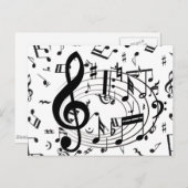 Muziek van het hart_ briefkaart (Voorkant / Achterkant)