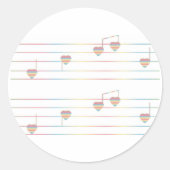 Muziek van het Hart Sticker (Voorkant)