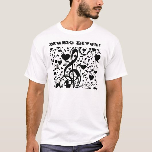 Muziek van het hart_ t-shirt (Voorkant)