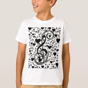 Muziek van het hart_ t-shirt