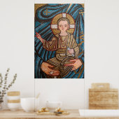 Muziek van het kindje Jezus Poster (Keuken)